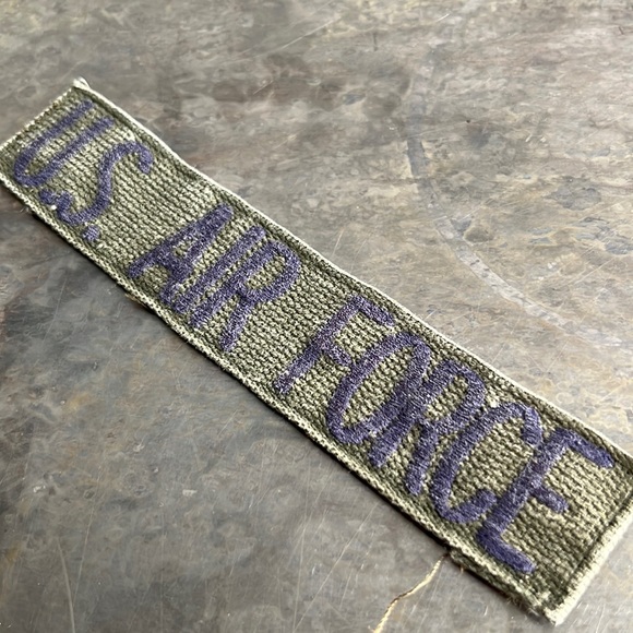 U.S. AIR FORCE embroidered tape patch - Vintage - Picture 5 of 10